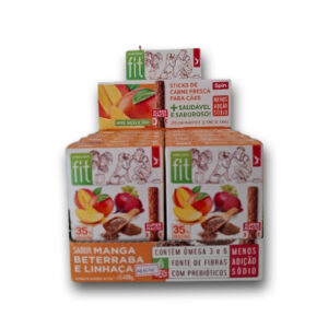 Petisco Gourmet Fit Sabor Banana, Beterraba e Linhaça