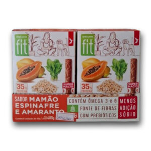 Petisco Gourmet Fit Sabor Mamão Espinafre e Amaranto