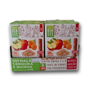 Petisco Gourmet Fit Sabor Maçã, Cenoura e Quinoa