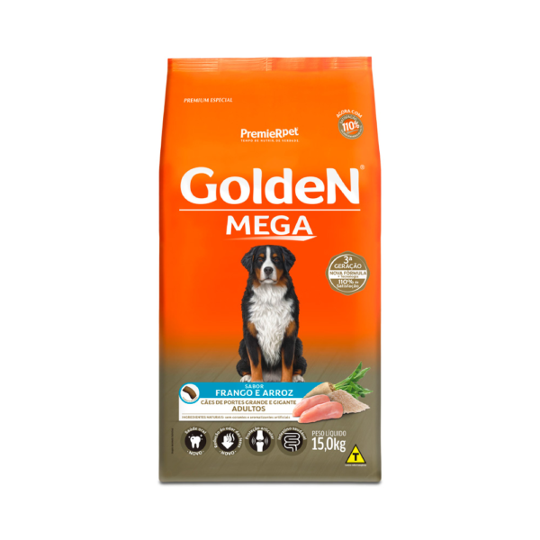 Ração Golden Mega 15kg