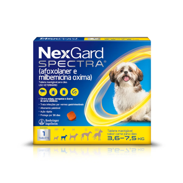 Nexgard Spectra - 3,5kg á 7,5kg