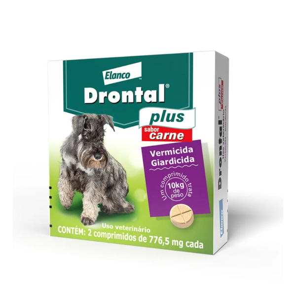 Drontal Plus - 10kg 2 comprimido