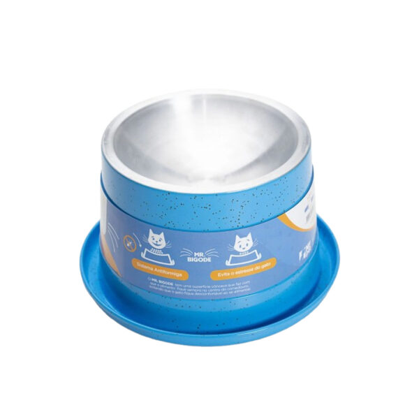 Comedouro Elevado Gato Inox Anti-Formiga