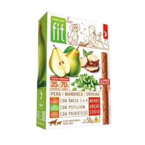 Stick Fit Petisco Palito Spin Pet para Cães Sabor Pera 50g