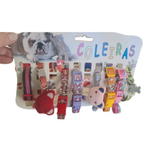 Coleiras Seda com Ajuste para Cães