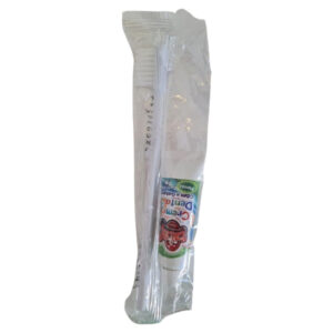 Escova e Creme Dental Sabor Menta para Cães e Gatos